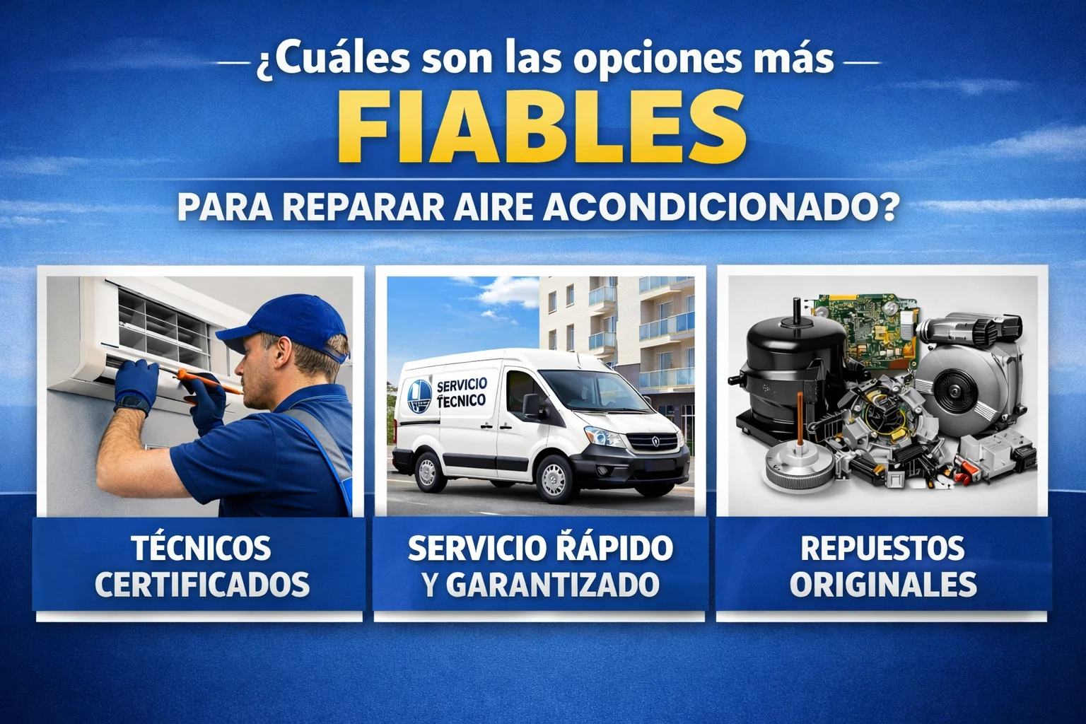 Opciones fiables para reparar aire acondicionado - &iquest;Cu&aacute;les son las opciones m&aacute;s fiables para reparar aire acondicionado en Barcelona?