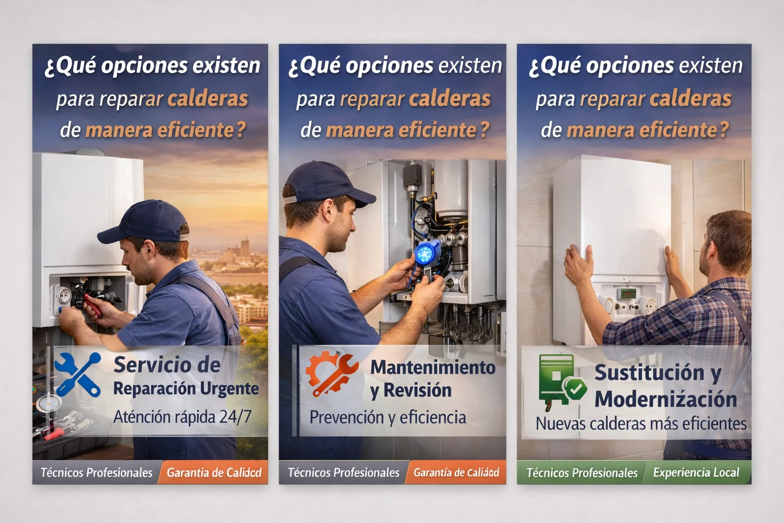 Opciones para reparar y actualizar calderas - &iquest;Qu&eacute; opciones existen para reparar calderas de manera eficiente en Barcelona?