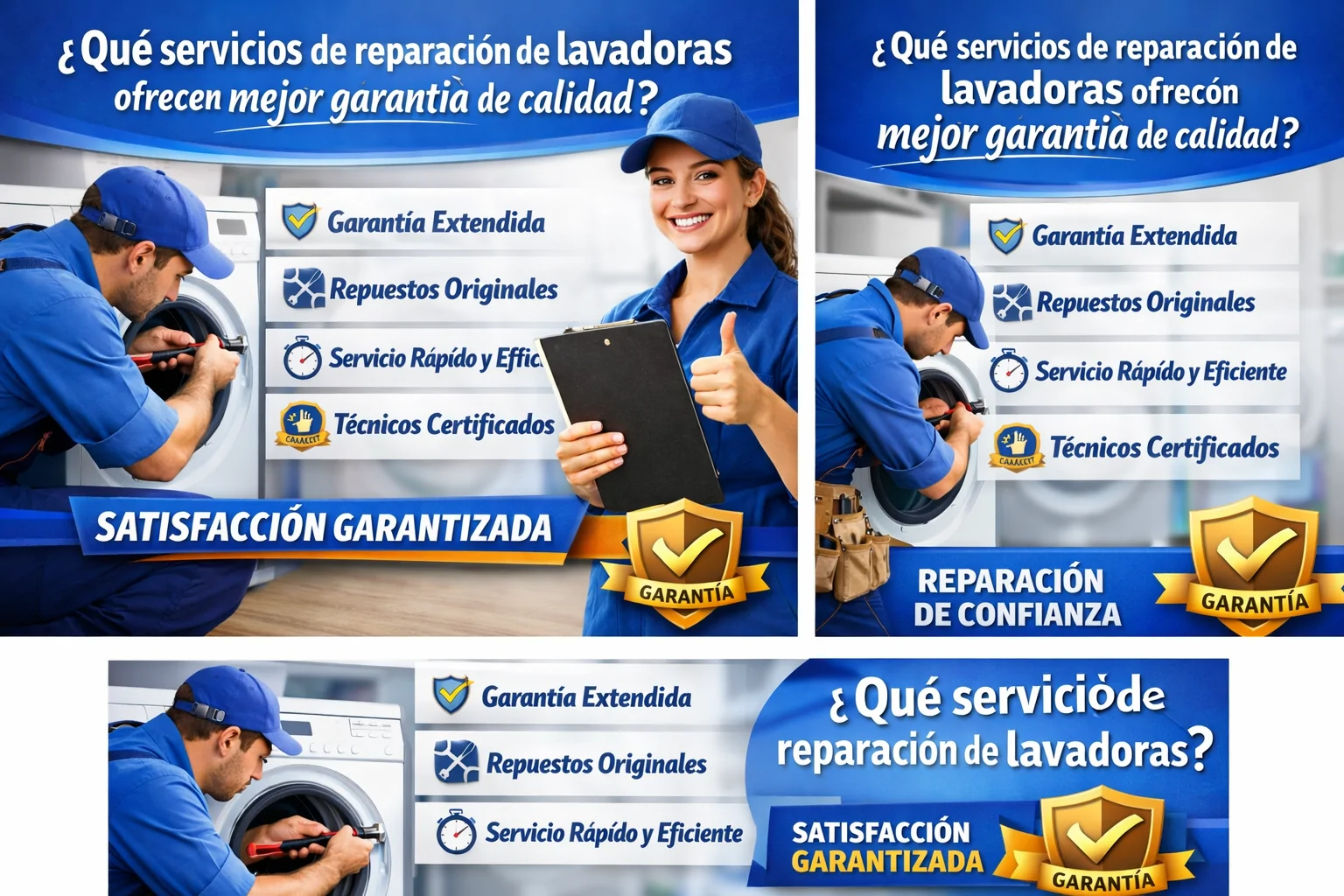 Servicios de reparacion de calidad garantizada - &iquest;Qu&eacute; servicios de reparaci&oacute;n de lavadoras ofrecen mejor garant&iacute;a de calidad?
